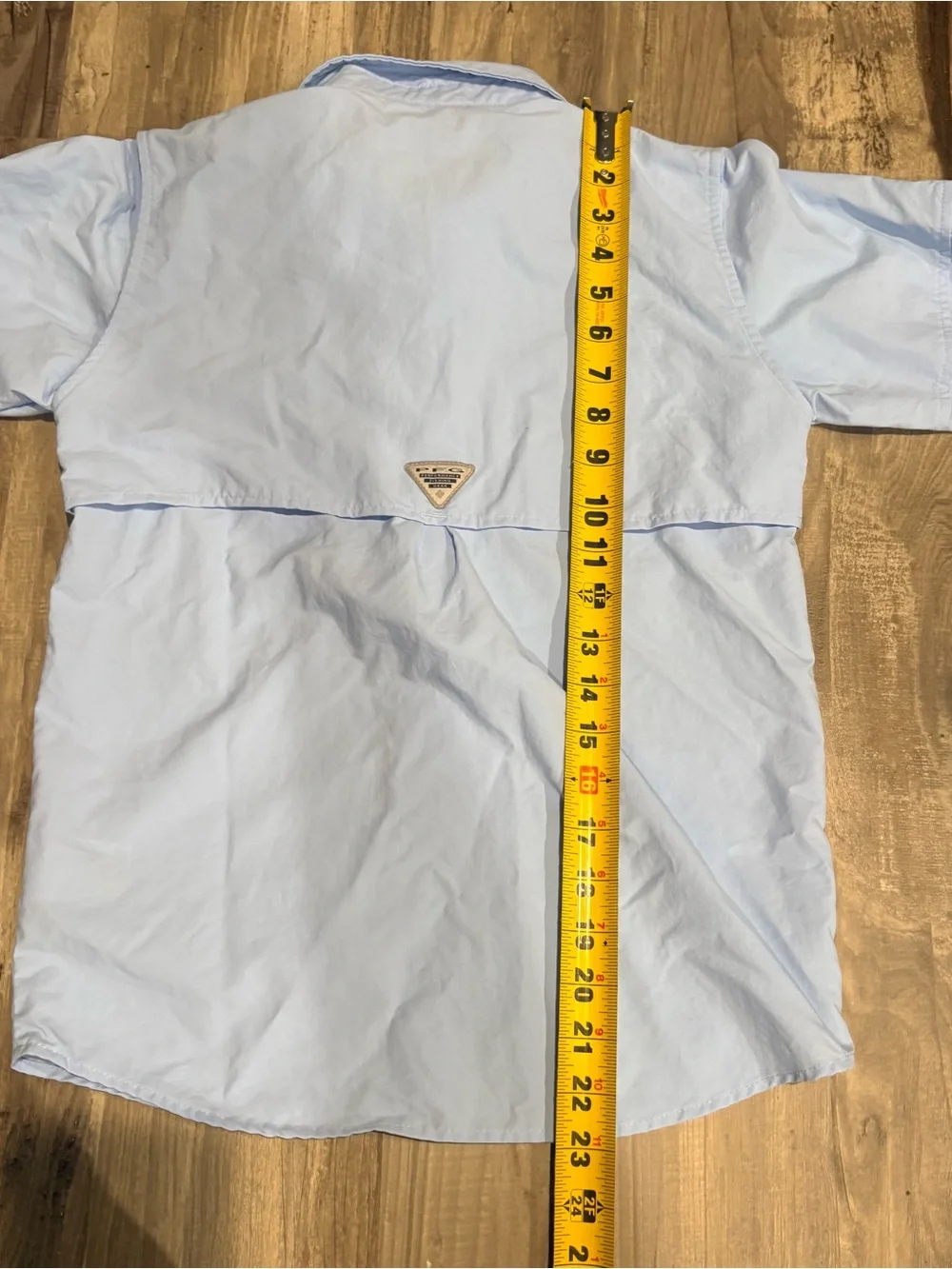 Columbia Youth PFG Fishing Vented UV Protection LS Shirt SZ L (10/12)